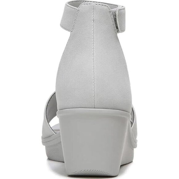 Naturalizer Womens Riviera Wedge Sandals Hook & Loop Mist Size 11M - Picture 5 of 6